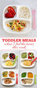 Toddler Meals What I Fed The Twins This Week Healthy Toddler Meals Toddler Meals Baby Food Recipes