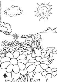 Dibujos Para Colorear De Primavera