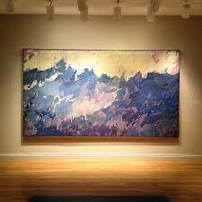 Augustus Vincent Tack S Stunning Aspiration 1931 Greets Visitors On The Second Floor Of Made In The Usa Duncan Phillips Gave Tack American Art Painting Art