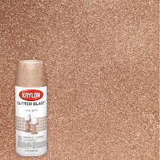 Krylon Glitter Blast Specialty Gloss Rose Gold Glitter Spray Paint Net Wt 10 25 Oz In The Spray Paint Department At Lowes Com