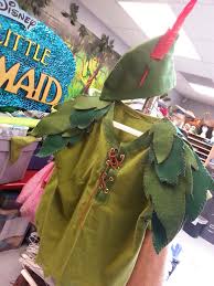 Peter Pan Jr Costume We Made Out Of Various Shades Of Green Fabric Peter Pan Costumes Peter Pan Costume Kids Peter Pan Jr