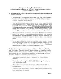 Https Www Montgomerycountymd Gov Elections Resources Files Pdfs 2020 20faqs Faqs 20 20pg2020 20rev 20082620 Pdf