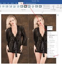 It's showing funny but appropriately doing see through clothes. Surprising X Ray See Through Cloth Effects Using Microsoft Word Simple But How