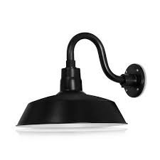 Trusted lighting & home décor experts since 1917. 14in Satin Black Outdoor Gooseneck Barn Light Fixture With 10in Long Extension Arm Wall Sconce Farmhou Barn Lighting Barn Light Fixtures Gooseneck Lighting