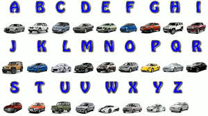 Learn Alphabet From A To Z From Car Brands Youtube