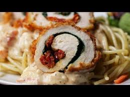 Creamy Tuscan Chicken Rolls Tasty Youtube In 2020 Tuscan Chicken Chicken Rolls Buzzfeed Tasty