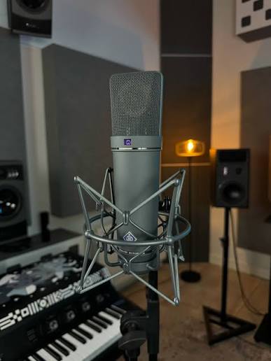 Micrófono de gran diafragma Neumann U87 Ai para grabación vocal en estudio