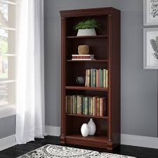 Amazon Com Bush Furniture Birmingham 5 Shelf Bookcase In Harvest Cherry Furniture Decor