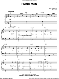 Rolling stone easy piano sheet music classics, vol 1: Joel Piano Man Beginner Sheet Music For Piano Solo Pdf Piano Sheet Music Free Piano Sheet Music Clarinet Sheet Music