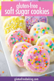 How To Make Gluten Free Soft Sugar Cookies Lofthouse Copycat Gluten Free Baking Recipe Soft Sugar Cookies Soft Sugar Cookie Recipe Frozen Yogurt Bark