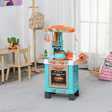 ¡juega a vestir, hornea postres, y encuentra a lindos chicos en uno de nuestros muchos juegos de niñas gratis, en línea! Homcom Set De Juguetes De Cocina Para Ninos Mayores De 3 Anos Juegos De Rol Luces Y Sonidos Educativo Con 33 Accesorios Incluidos 64x29x87 Cm Azul Humificador Piezas Juguetes De Imitacion Aosom Es