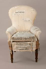 Draga Aurel Deshabille Deconstructed Chair Burlap Chair Reupholster Furniture