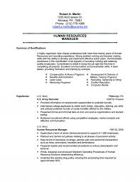 Military Resume Examples Chuporka