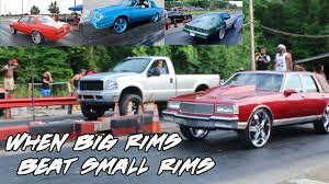 Find professional rims car videos and stock footage available for license in film, television, advertising and corporate uses. When Big Rims Beat Small Tires And More Fast Big Rim Rides Some Of These Cars Are Rolling Youtube