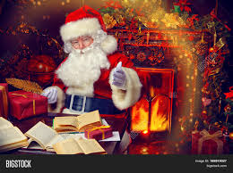 Santa sends parent a santa was here kit. Christmas Mail Santa Image Photo Free Trial Bigstock