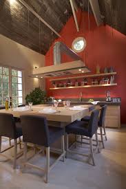 Xaviez Vous Presente La Realisation D 39 Une Cuisine En Chene Couleur Ble Et En Ardoise Violine Cliv Couleur Murs Cuisine Cuisine Salle A Manger Cuisine Chene