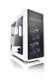 Black And White Pc Case Fractal Design Focus G 2x Silent Fans Usb3 Window Panel Atx Pc Case White Fractal Design White Paneling Computer Tower