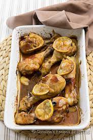 In this recipe we marinate the whole chicken in lemon juice for a few hours, roast the chicken, then glaze it with honey the last few minutes in the oven. Baked Honey Lemon Chicken Drumsticks Christine S Recipes Simple Chinese Recipes