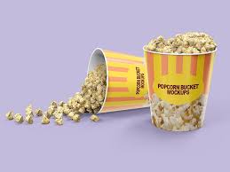 Free Popcorn Bucket Mockup Mockuptree Popcorn Bucket Popcorn Packaging Free Popcorn