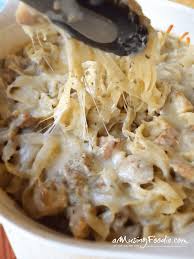 We start making healthy chicken alfredo pasta by cooking pasta and chicken at same time. Creamy Chicken Pasta Bake A Musing Foodie