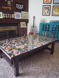 1 320 Bottle Cap Coffee Table Imgur Beer Bottle Cap Crafts Diy Bottle Beer Cap Crafts