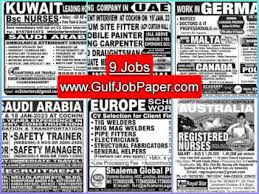 Manorama Classified Gulf Jobs-11 ...