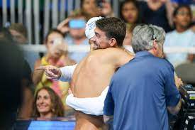 The swimmer, who won usa's first gold medal of the tokyo olympics in the men's 400m individual medley on sunday, remembers asking phelps how he managed the competition schedule back in 2008. Michael Phelps Readies For 200 Fly His First Race In Omaha