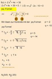 Gehen wir davon aus, du suchst die lösungsmenge der quadratischen gleichung. Nullstellen Berechnen Abc Formel Mitternachtsformel Pq Formel Aufgaben Mit Musterlosungen