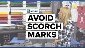 How To Avoid Scorch Marks With Heat Sensitive Apparel Youtube