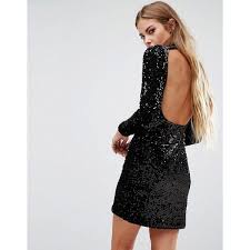 Motel Backless Sequin High Neck Bodycon Dress 2 305 Uah Liked On Polyvore Featuring Dresses B Backless Cocktail Dress Bodycon Dress Bodycon Cocktail Dress