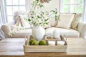 Retro glam gold and glass floral coffee table display. How To Decorate A Coffee Table Like A Pro Stonegable