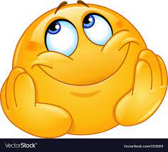 Dreamy emoticon Royalty Free Vector Image - VectorStock