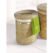 Dirty laundry need not be an eyesore with a range of stylish and practical laundry baskets from wilko as well as washing bags on hand to keep your home clean and tidy. Seagrass Laundry Basket With Lid Diameter 40 X 50 Cm Amazon De Kuche Haushalt