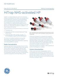 Maybe you would like to learn more about one of these? Hitrap Nhs Activated Hp Ge Healthcare Life Sciences