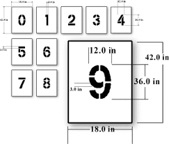 3 inch #91 stencil outline available in high resolution format to print below. Number Stencils 36 Inch 3 Inch Stroke For Pros Save 296363d