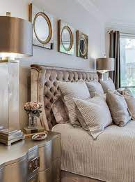 Glamorous And Exciting Hotel Bedroom Decor See More Luxurious Interior Design Details At Brab Champagne Bedroom Luxurious Bedrooms Transitional Master Bedroom