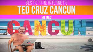 Cruz himself, ironically sporting a mask with the texas flag. Best Ted Cruz Cancun Mexico Memes Texas Storm 2021 Youtube
