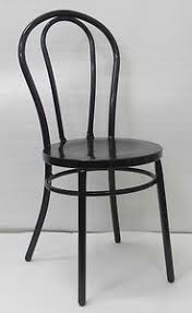 Retro Dining Chair Replica Thonet Metal Bentwood Chairs Cafe Restaurant Black Ebay Bentwood Chairs Retro Dining Chairs Dining Chairs