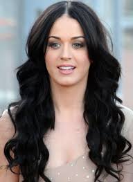 Katy Perry Long Ombre Hairstyle With Long Straight Side Bangs Katy Perry Hair Hair Styles Beauty