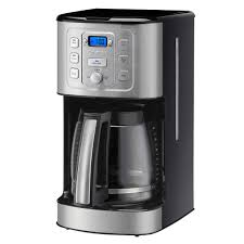 Percolator coffee makers heat a small amount of water in the base of the unit, forming steam that pushes the hot water up a tube in the center of the percolator. Cuisinart 14 Cup Brew Central Programmable Coffeemaker