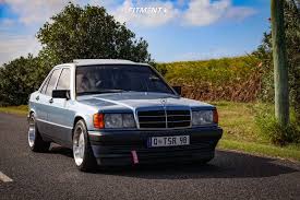 Maybe you would like to learn more about one of these? 1990 Mercedes Benz 190e 2 6 With 17x8 Alzor 803 And Gt Radial 215x45 On Stock Suspension 734925 Fitment Industries
