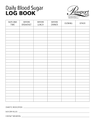 New Monthly Blood Sugar Log Konoplja Co