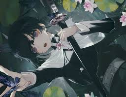 Kimetsu No Yaiba Kanao Tsuyuri Black Hair Purple Eyes Katana Water Cape Uniform Flowers Short Hair Sword 720p Wallpa Anime Anime Black Hair Purple Eyes