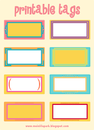 Free Printable Cheerfully Colored Tags Ausdruckbare Etiketten Freebie Templates Printable Free Name Tag Templates Tag Template Free