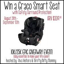 Thrifty Nifty Mommy Graco Smart Seat With Safety Surround Protection Review And Giveaway 10k 25kepicgiveaway Graco Best Car Seats Car Seats
