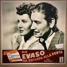 UN EVASO HA BUSSATO ALLA PORTA- Lobby Card fotobusta