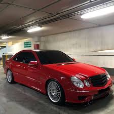 3 079 Likes 14 Comments Mercedes Benz W211 W211mercedes On Instagram Red Rocket Follow W211mercedes For More Pic Tag A W211 Owner