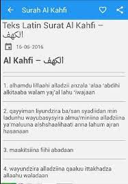 Berikut ini surat al kahfi lengkap 110 ayat,. Surat Al Kahfi Latin 1 10