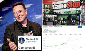 In january, he referenced the signal messaging app in a tweet and shares of. Elon Musk S Tweet Helps Fuel Massive Surge In Gamestop Shares Daily Mail Online