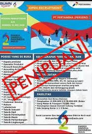 Medan merdeka timur 1a jakarta 10110 indonesia. Pertamina On Twitter Sobat Harap Selalu Waspada Terhadap Penipuan Apapun Yang Mengatasnamakan Pertamina Ya Info Rekrutmen Hanya Melalui Https T Co 62icg8qfhj Dan Email Resmi Kami Recruitment Pertamina Com Dan Cek Sosmed Pertamina Secara Berkala